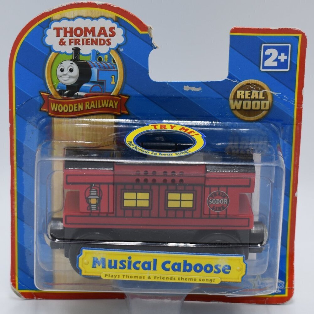 Musical Caboose 2009 - Thomas & Friends Wooden Railway Train Engine Real Wood